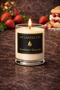 Scented Candle Strawberry Shortcake