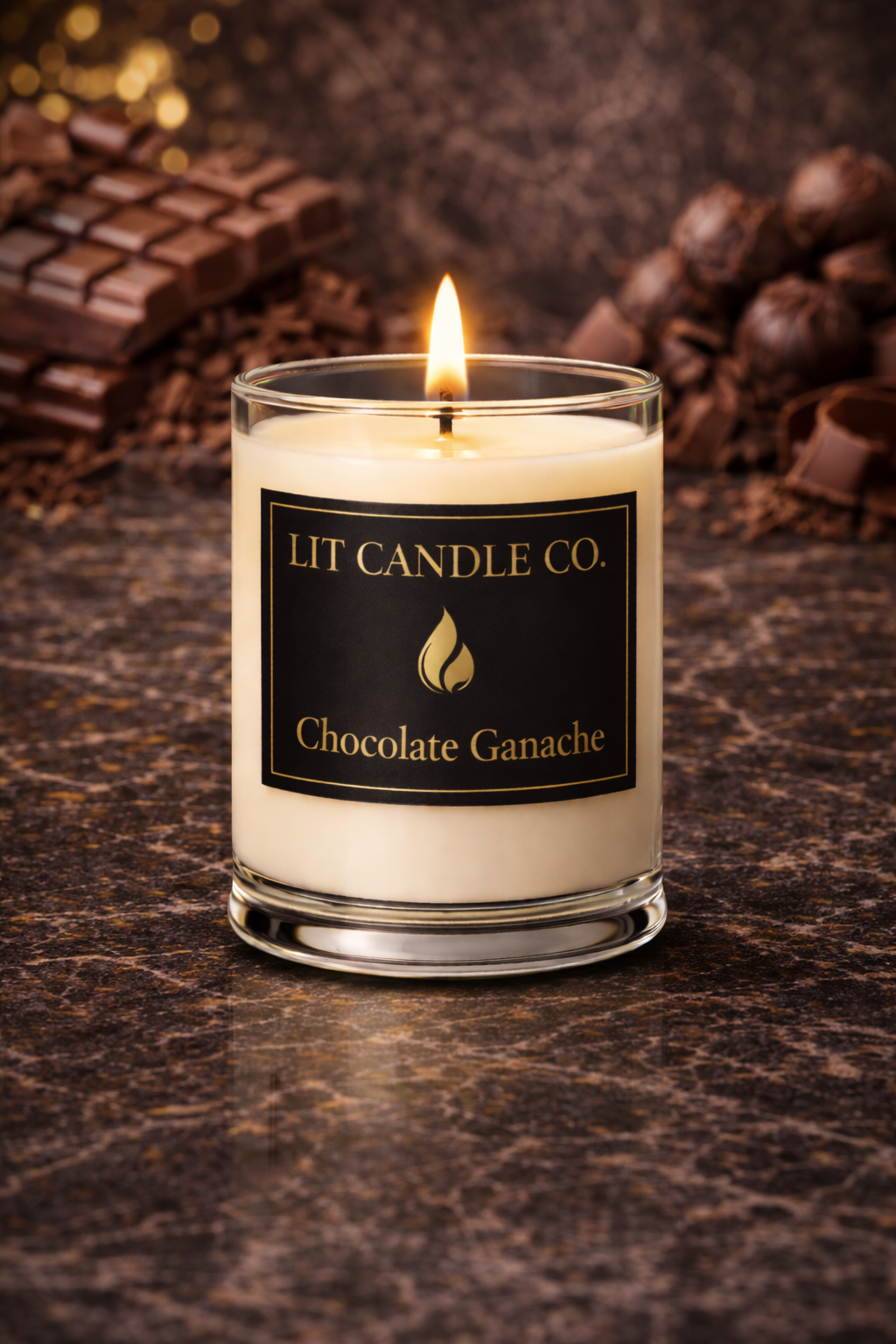 Scented Candle Chocolate Ganache